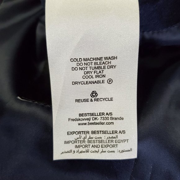 Jack & Jones Premium Bomber Jacket Mens Extra Large Velvet Full Zip Long Sleeve - Picture 7 of 7